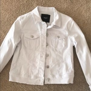 Nine West NWT White Denim Jacket Size S